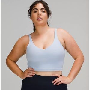 LULULEMON- align tank in blue linen